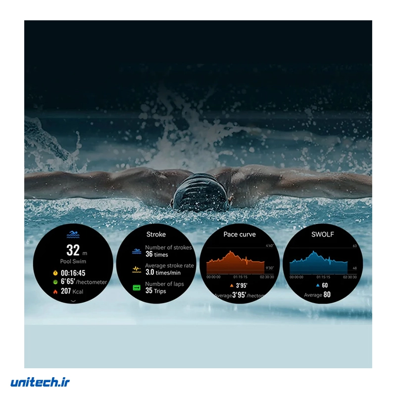 ساعت هوشمند میبرو مدل Lite 3 Pro بند چرمی6